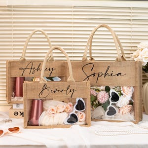 Personalized Bridesmaid Bag,Beach Burlap Bag,Monogram Beach Tote Bag,Bachelorette Party Bag,Bridesmaid Gift Bag,Beach Bag,Jute Bag
