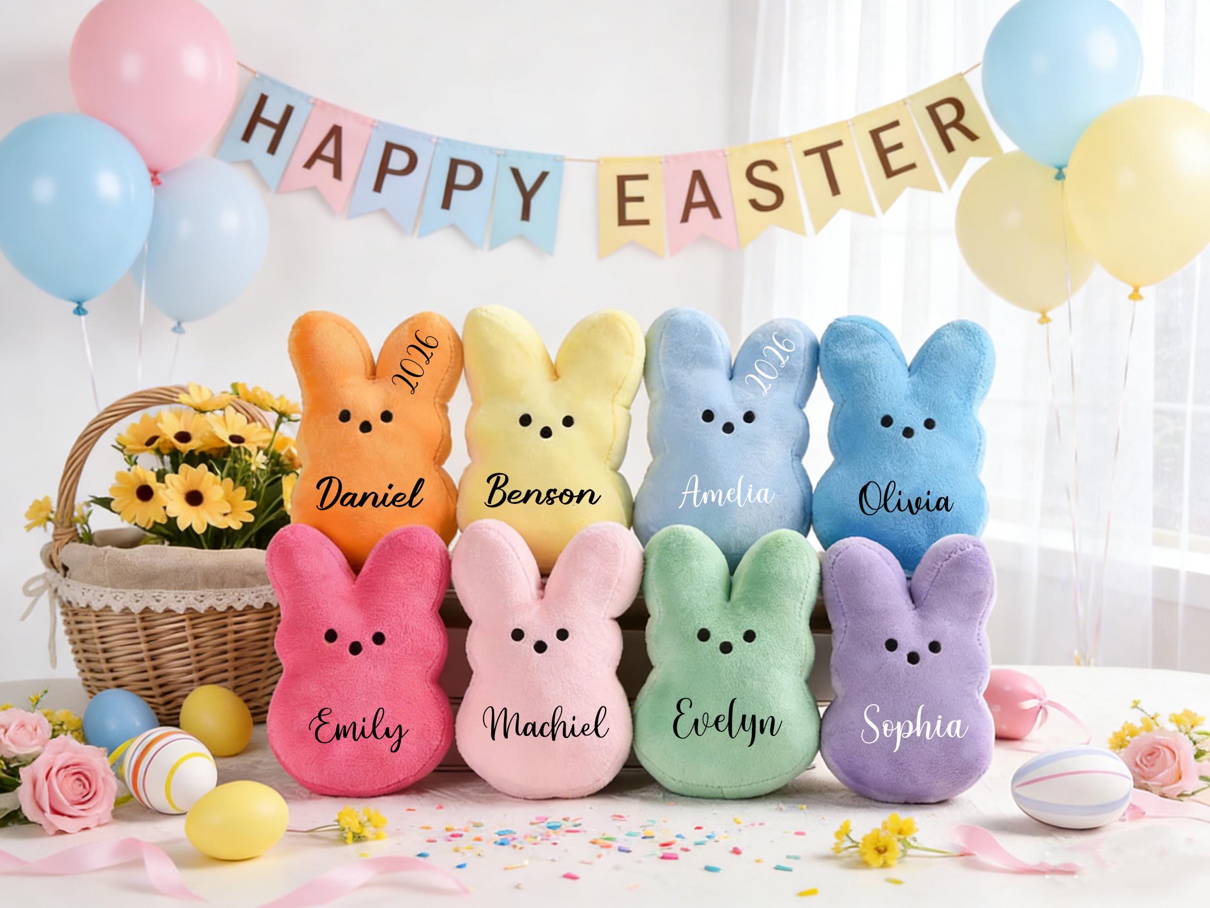 Peep Rabbbit Personalized 2026 Easter Bunny Peeps Plushies,stuffed Peep Rabbit for ...