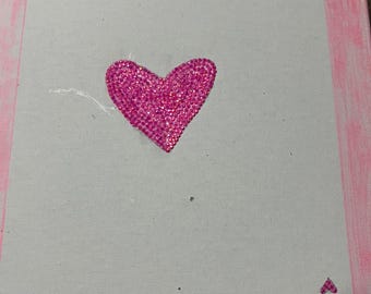 1 diamant artistique DIY As de coeur, éblouissant, Candace adolescente et adulte