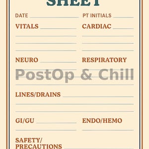 Nurse Report Sheet Bundle | ICU, Med-Surg, PACU, Day/Night Shift Organizers | Printable Nursing Report Templates for Shift Handoff