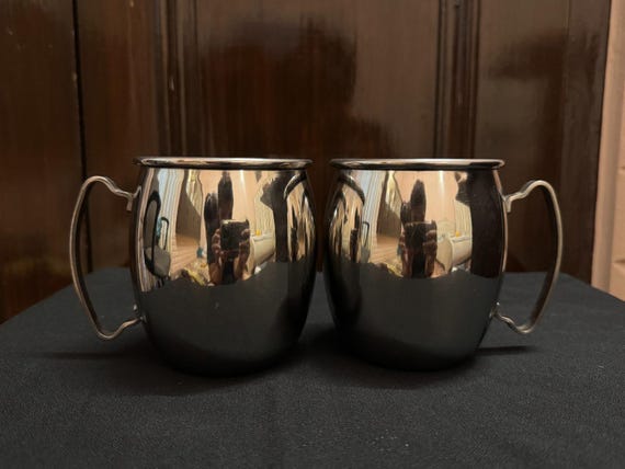 Stainless Steel Mug Set: Reusable Eco-Friendly Camping Drinkware