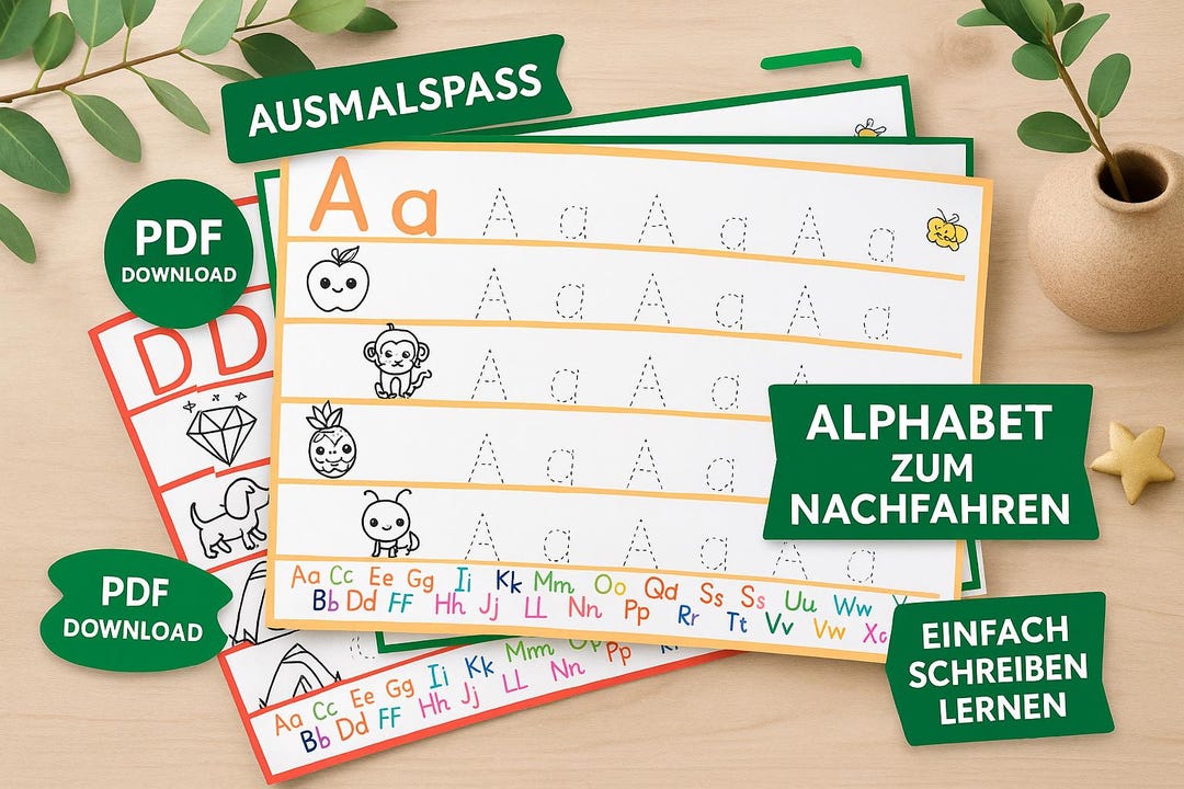 Buchstaben Lernen Arbeitsblatter Kindergarten