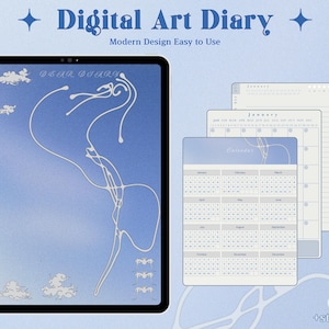 Modern Aesthetic Digital Diary – Simple & Artistic Journa