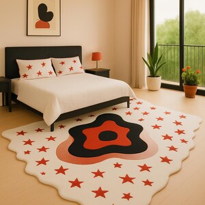 Modern Hand Tufted Rugs 100% Wool Area Rugs | Bedroom Rugs, Living Room Rugs, Kid&#39;s Room Rugs, Office Room Rugs | 5x8 rugs, 6x9 rugs |
