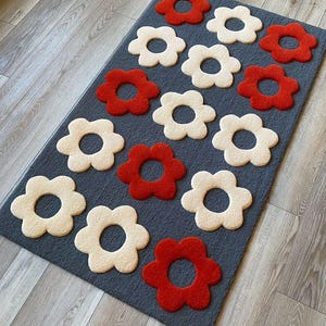 Irregular Hand Tufted Rugs 100% Wool Area Rugs | Bedroom Rugs, Living Room Rugs, Kid&#39;s Room Rugs, Office Room Rugs | 5x8 rugs, 6x9 rugs |