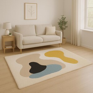 Modern Hand Tufted Rugs 100% Wool Area Rugs | Bedroom Rugs, Living Room Rugs, Kid&#39;s Room Rugs, Office Room Rugs | 5x8 rugs, 6x9 rugs |