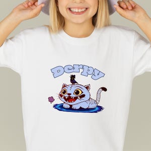 KPOP DEMON HUNTERS T-shirt, Kpop Tiger t-shirt, Kpop Derpy t-shirt, Huntrix, Jinu, Saja boys, kpop derpy tiger t-shirt