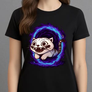 KPOP DEMON HUNTER Tshirt, kpop demon hunter inspired character tshirt, derpy tshirt, kpop derpy tiger, kpop derpy tiger tshirt