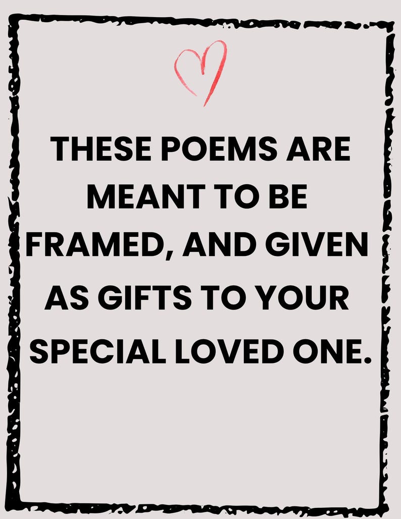 Love Poem Print - Anniversary Gift, Romantic Wall Art (digital Download ...