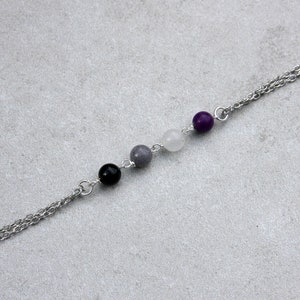 Asexual necklace, asexual pride, ace choker, gift for pride month image 1