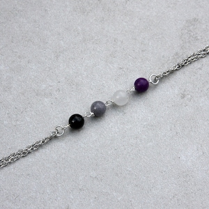 Asexual necklace, asexual pride, ace choker, gift for pride month