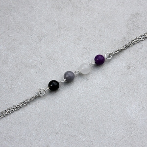 Asexual necklace, asexual pride, ace choker, gift for pride month image 1