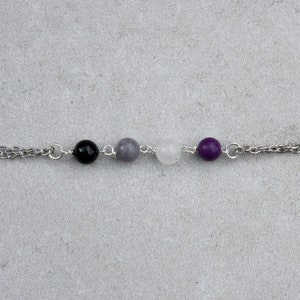Asexual necklace, asexual pride, ace choker, gift for pride month image 3