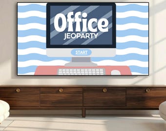 Office Jeopardy Game, Office Party Jeopardy, Office Trivia, Fun Work Game, Corporate Party Game, Teambuilding Icebreaker, Bewerkbaar in Canva
