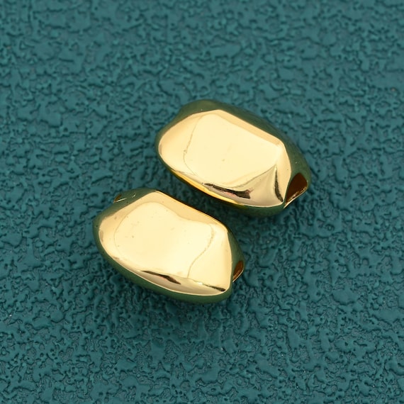 Elegant 18K Gold Filled Multi Facet Spacer Bead Offering Sophisticated Look And Luxury Detail For Jewelry Use 20x23mm
