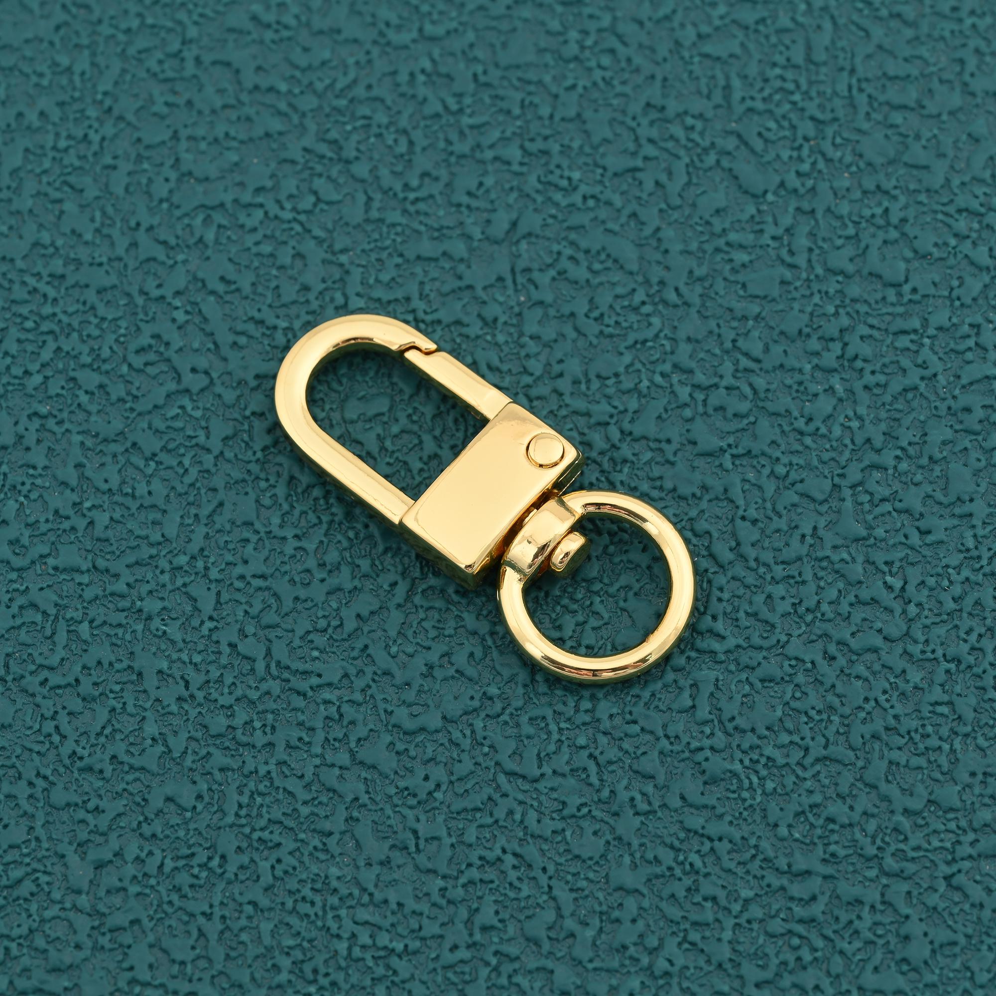 アクセサリー zx Durable 18K Gold Filled Keychain Clasp Head Lobster Hook Connector