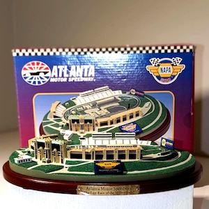 NAPA 500, 1999 Atlanta Motor Speedway Sculpture * Diecast Limited Edition Racing Replica, Vintage Collectible, Display, Memorabilia, or Gift
