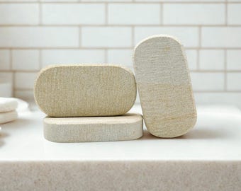 Natural Sandstone Scrubber - Thai Handmade Body & Foot Exfoliator - Gentle Non-Scratch Stone
