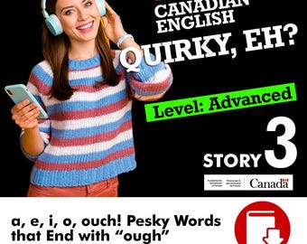 Canadian English ESL bundle – fun advanced stories + listening – CLB 6-8 level – PDF, Word & audio files