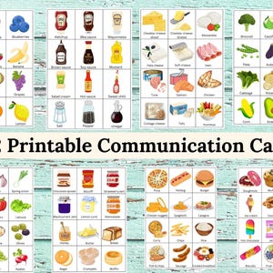 Printable Communication Cards – Visual Aids, PECS Style, ASD, SEN, Speech Therapy & Learning Support