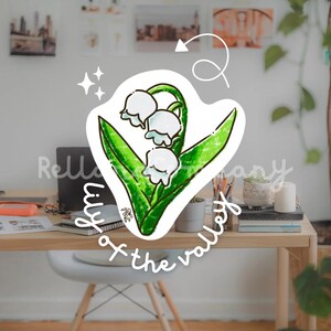 Lily of the Valley Sticker (2”)