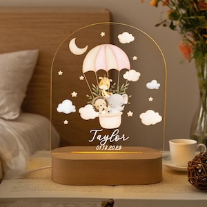 Kid Night Light with Name,Custom Night Light,Baby Night Light,Personalized Nursery Gift,Baby Shower Gift,Newborn Gift,1st Birthday Gift