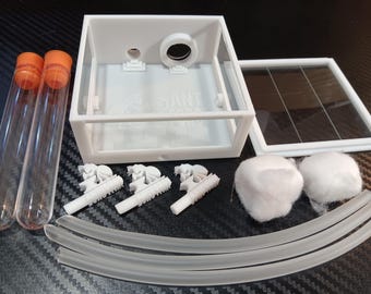 Ant Farm Starter Kit Outworld and Test Tubes for Small and Medium Sized Ants