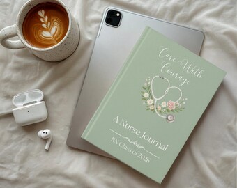 Cuaderno de regalo para la graduación de enfermería (promoción de 2026) / Cuaderno de tapa dura para estudiantes de enfermería / Regalo de recuerdo para enfermeras / Regalo para la escuela de enfermería