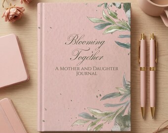 Diario de madre e hija, regalo para el día de la madre, libro de recuerdos para madre e hija.