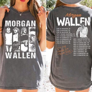 Morgan Wallen Tour 2025 T-Shirt: Retro Country Music Concert Tee