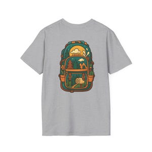Camping Adventure Unisex Softstyle T-Shirt | Nature Lover Gift, Hiking Tee, Outdoor Apparel, Camping Trip, Eco-friendly Clothing