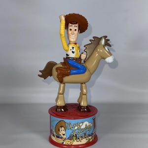 Disney Pixar Toy Story 2 Woody&#39;s Roundup Candy Dispenser McDonald&#39;s Toy 1999