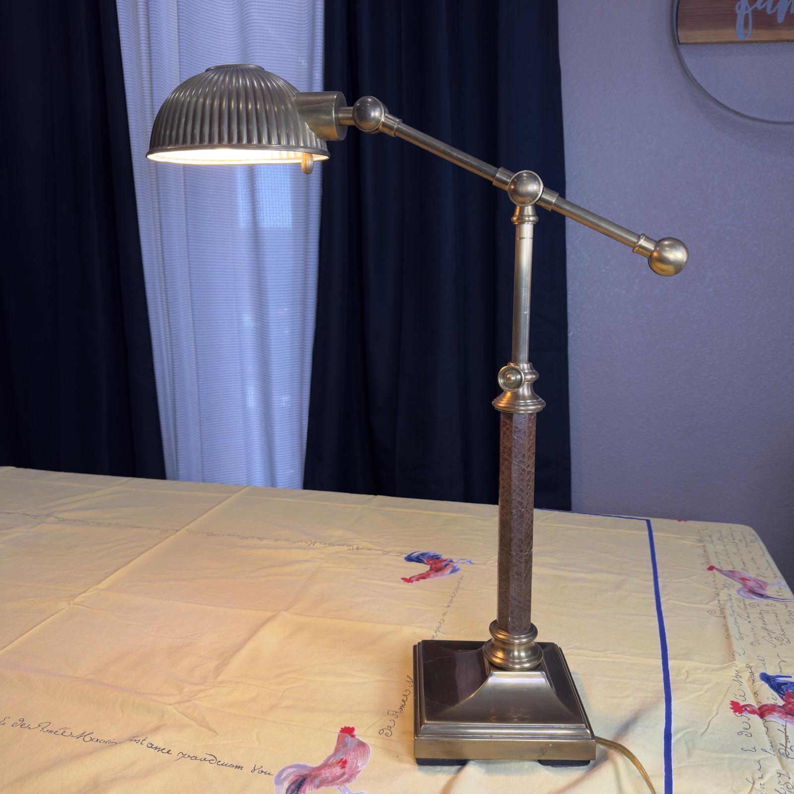 Ethan Allen Brass Lamp - Etsy