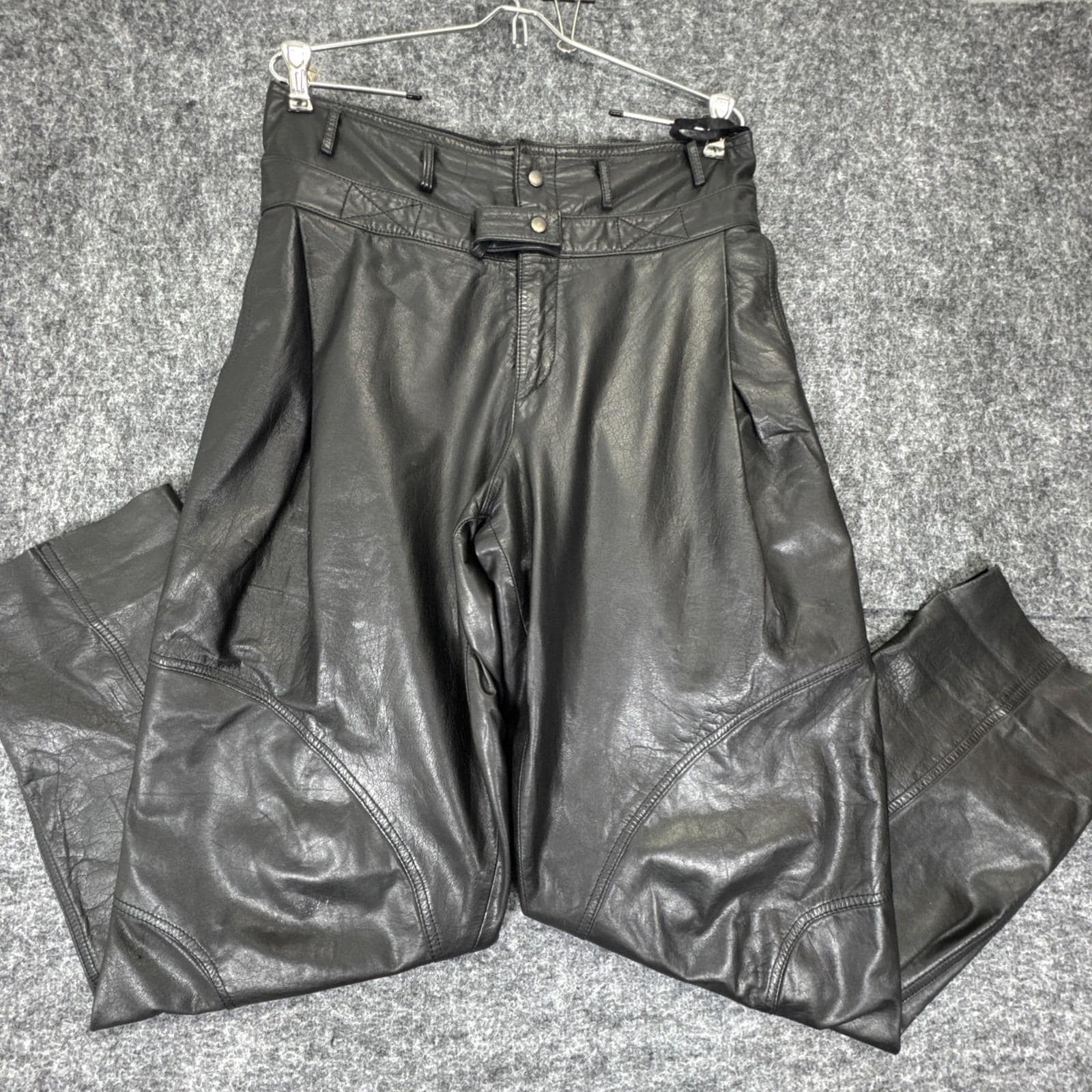 90s Leather Pants - Etsy