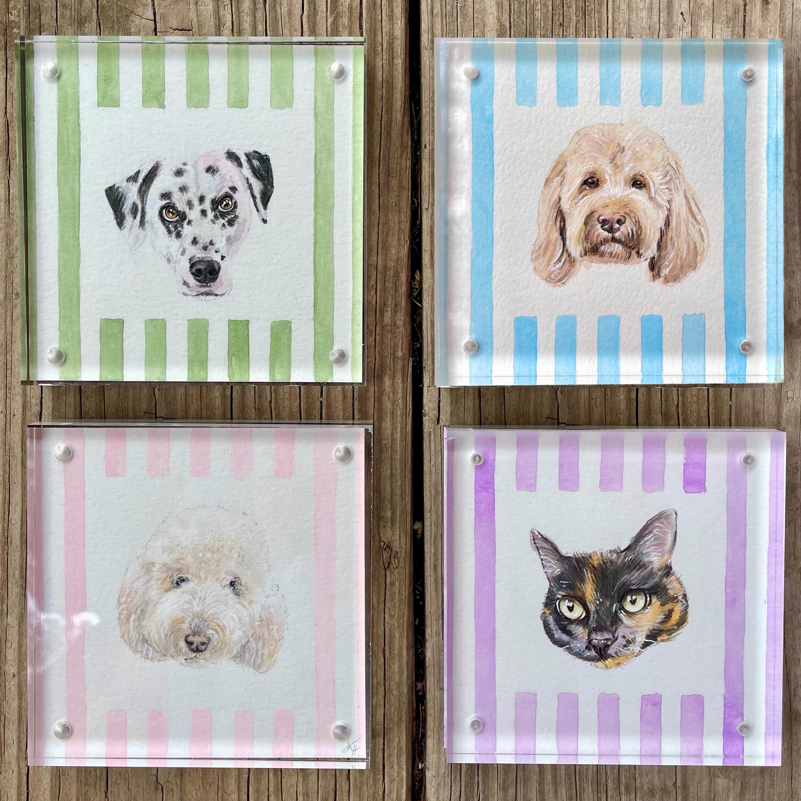 Custom Pet Portrait | Personalized Dog or Cat Painting