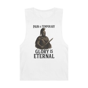 Eternal Glory Tank Top, Unisex Muscle Tee, Motivational Gym Apparel, Workout Motivation Shirt, Fitness Gift, Inspirational Tank