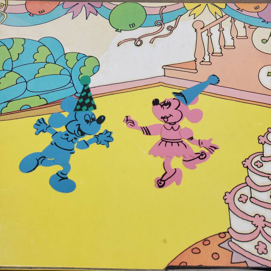 Mickey Mouse Colorforms Cartoon Kitdisney - Etsy