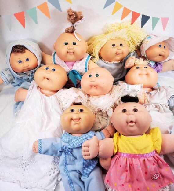 mixed cabbage patch doll