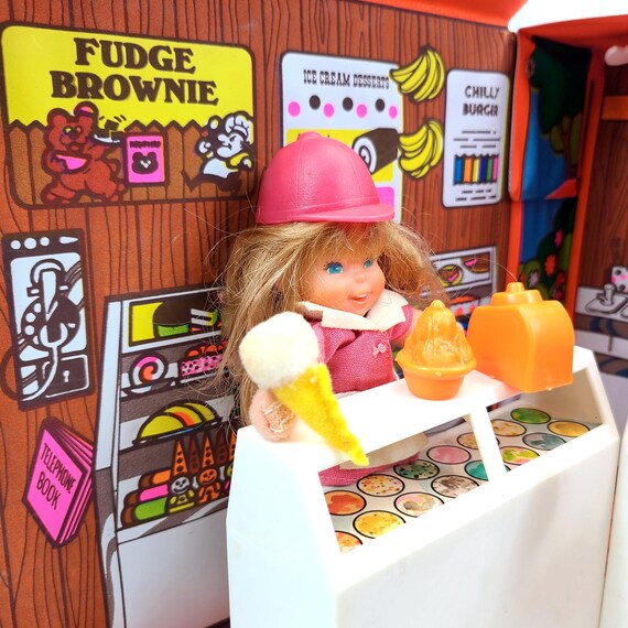 Baskin Robbins, Playset, Ice Cream, Store, 1977, 31 Flavors, Dolls