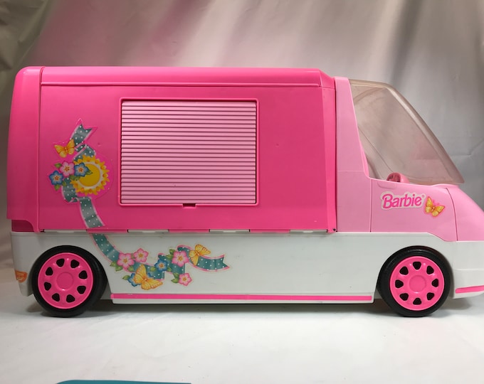 Barbie, 90s, Pink, Camper, RV, Vintage, Toy, Etsy