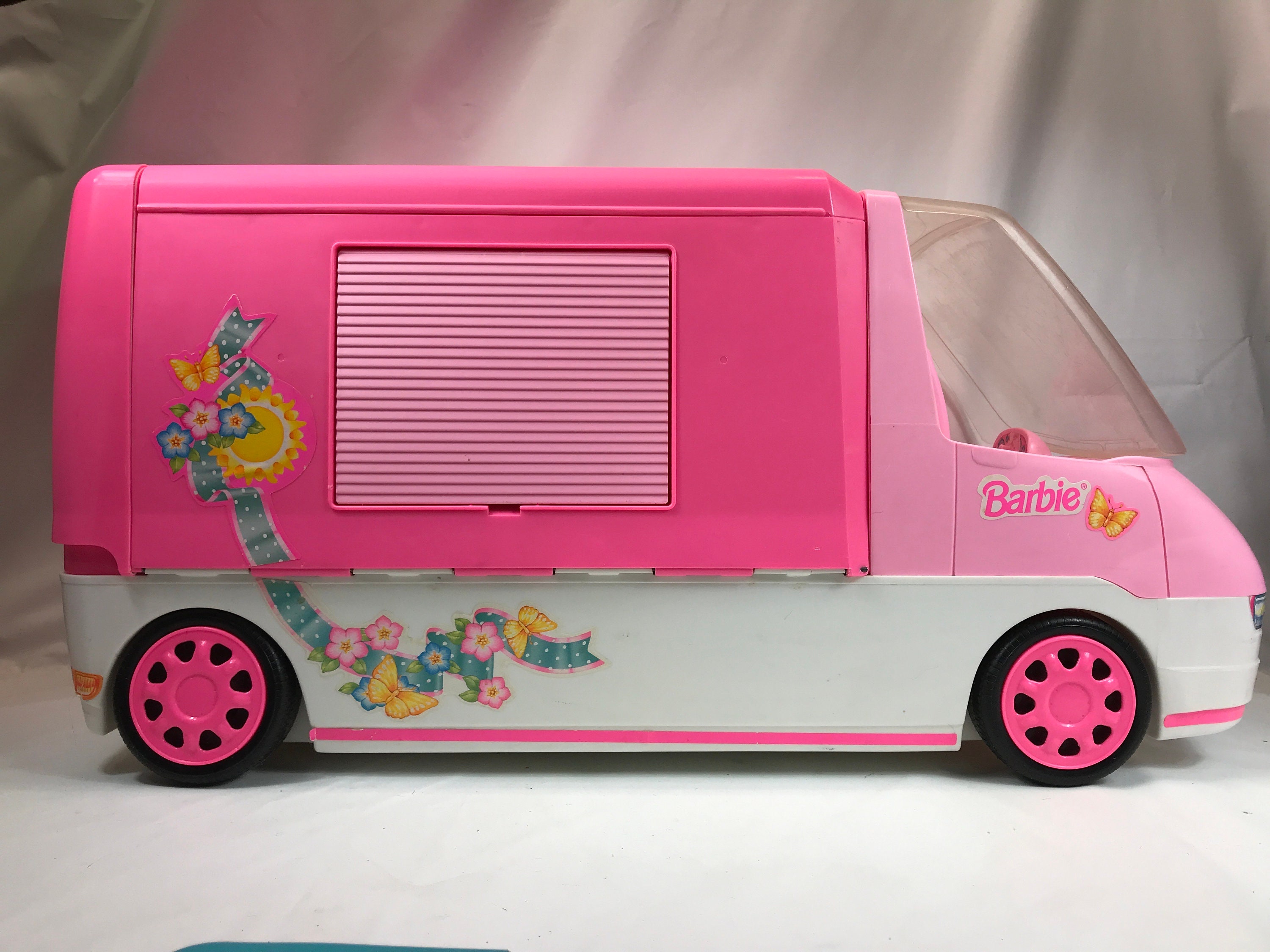 begaan maaien vanavond Barbie 90s Pink Camper RV Vintage Toy - Etsy