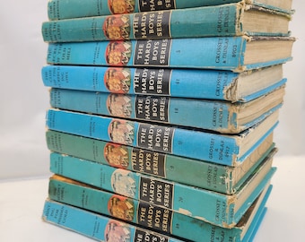 Grab bag, LOT, hardy boys, 10 books, Mixed lot, mystery books,for upcycle, crafts