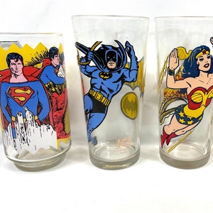 Vintage 1976 Pepsi Super Series DC Comics Superhero Drinking Vintage 1976 Pepsi Super Series DC Comics Superhero Drinking