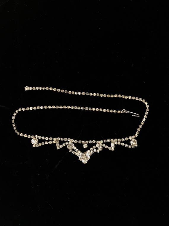 Necklace vintage /Tiara style /princess jewelry/r… - image 3