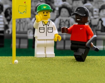 Tiger Woods Recreation - made with LEGO® Minifigs (Print Only)