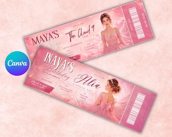 Custom Megan Moroney Editable Concert Ticket, Music Concert Invitation Gift, Editable Concert Ticket Template, Party Pass
