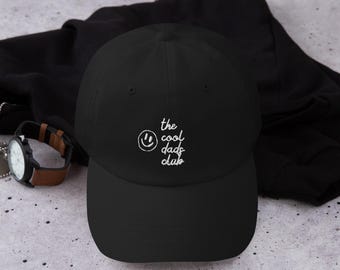 De Cool Dads Club Dad Cap | Papa Cap | Petten voor vaders | Cadeau voor vader | Vaderdagcadeau | Geborduurde vadermuts voor vaders