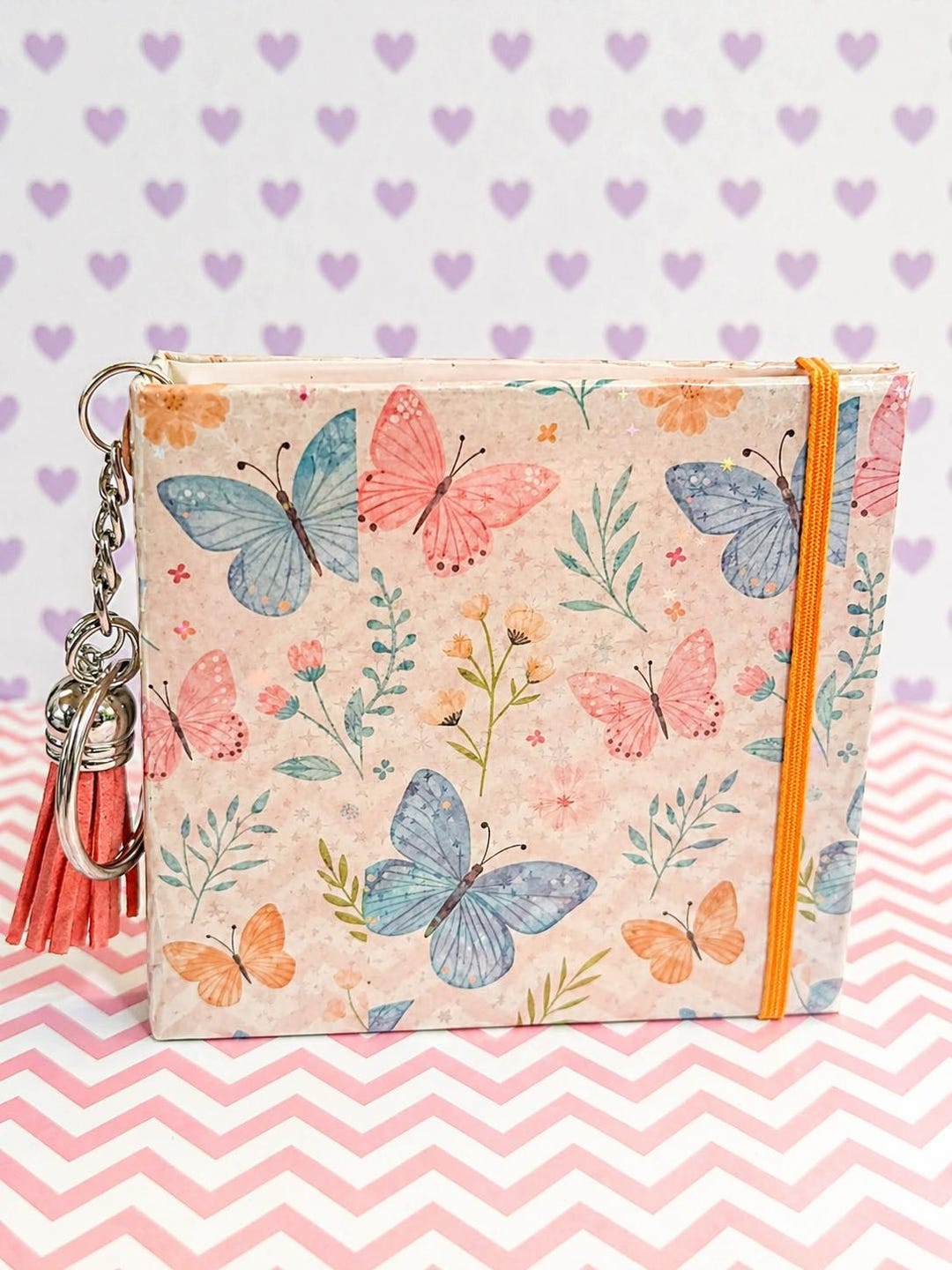 Butterfly Bliss Sticky Note Cover, Pastel Butterfly Charm, Planner ...