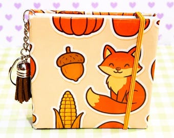 Foxy Autumn sticky note cover