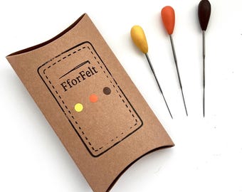 Felting Needles with Handmade Handles – Single Tip